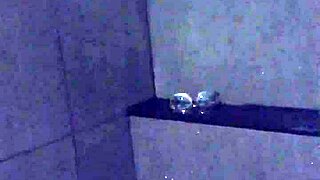 Asian Slut Wife Masturbates With Dildo And Vibrator In Gym Shower