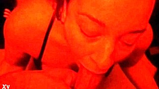 Superhead deep throats big cock