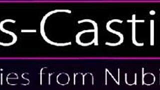 young newcomer shares hard cock with petite 18+ casting agent