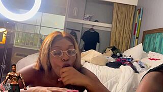 Two Throat Goat Baddies Compete in Dick Sucking Contest