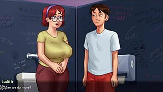 Describing the sensations of a first handjob, slow strokes building up pleasure