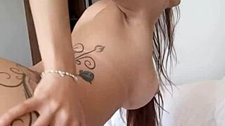 Brazilian Roommate in Lingerie Makes Me Cum on Her Small Waist