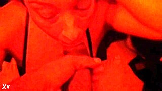 Superhead deep throats big cock