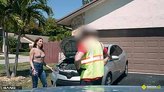 Slay Kay Fucks in Boyfriend's Backyard for Car Fix