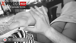 Housewife In Housecoat Performs Blowjob On Couch