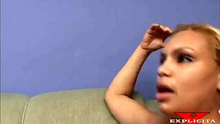 Blonde Latina Gives Intense Wet Blowjob And Fucks Party Boy Hard!