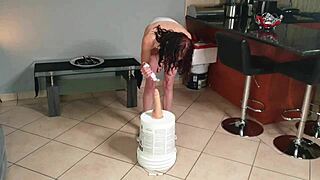 doing the 5 minute squat FUCK challenge!