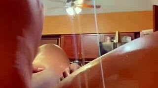 hot and creamy, that living room sex with ebony babe