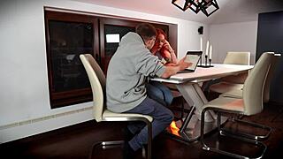 She Ditches Lessons To Give My Cock A Deepthroat And Facial