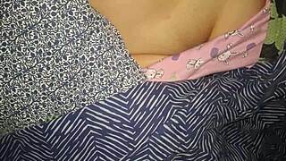 my uncle's wife sent this tattooed curvy beauty video with shaved pussy and big natural tits while i was next door