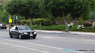 lesbian milf scissors gently with stepteen