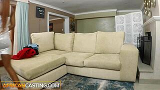 beautiful big booty ebony teen gets interracial sex in casting interview