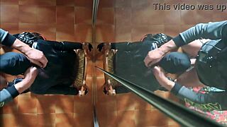 Chairtied milf gets face fucked until cum in mouth