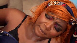 Ebony Babe Bends Over for Doggystyle Ass Spreading and Riding.