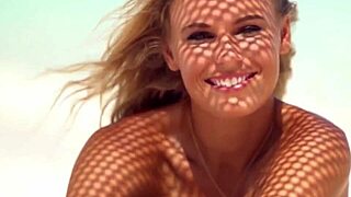 Caroline Wozniacki Contemplating Beautiful Models