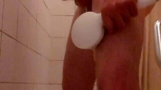 Detailed shower scene with bathing and intimate moments