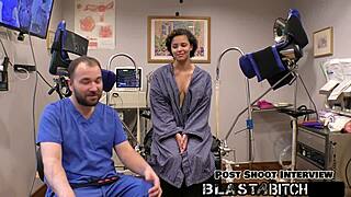 Doctor Blasts Cum Into Patient Rebel Wyatt's Pussy In Hospital Backstage