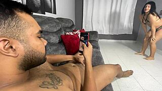 giving stepbrother deep throat blowjob passionately