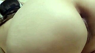 Submissive chubby girl gives blowjob, licks cum from feet, and gets spanked