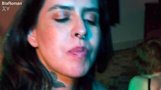 Honey feet licking challenge with domination