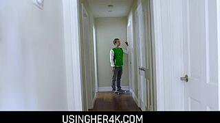 usingher4k freeuse petite teen step daughter as fuck toy for step dad on patricks day 😈