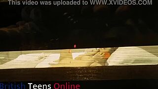 you peek at british neighbour flashing big ass while masturbating