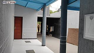 Naked Bosses Welcome Visitor In Brazilian Threesome