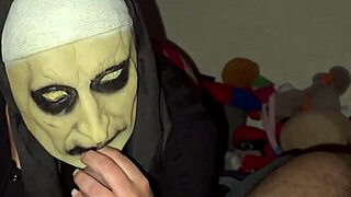 In this Mexican horror story, she gets doggystyle fucked in the bedroom.