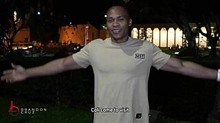 Oh yeah, Brandon Cruz pounds Kataleya Gil's ebony pussy for street cash!