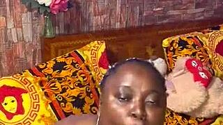 fat bbw step mom gets fucked by neighbor's son with big black cock!