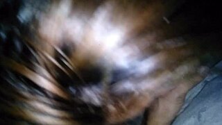 Me la chupa con su hermosa boquita y tenemos sexo de perrito con su bikini y pollera!