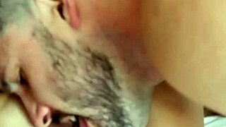 italian girl in lingerie sucks his ass during wild missionary sex with dirty talk