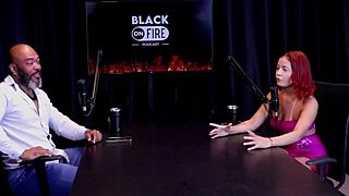 Bruna Ferrari Answers Never Have I Ever While Having Sex With Three In Sheer Red