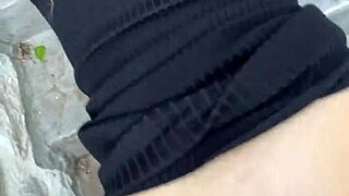 risky public flashing and sex with my favorite tiktok influencer in pov teen sex