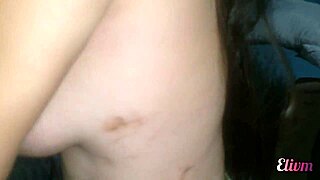 Stepson massages stepmom's big tits and ass, then creampies her taboo style