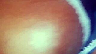 ebony milf bends over for doggy