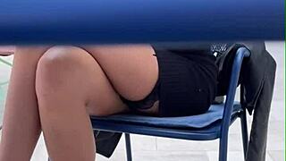 risky public flashing and sex with my favorite tiktok influencer in pov teen sex