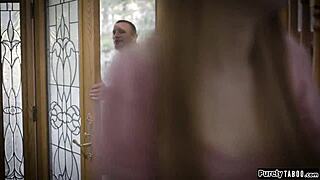 Home Alone Teen with Perv Neighbor