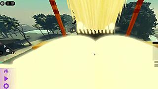 teen abby fucks outdoors hard!