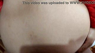 Horny amateur couple fucks hot in a hotel.