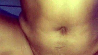 Old Wife Enjoys Sitting Comfortably on the Couch