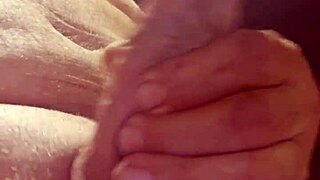 Admiring her photos with a slap