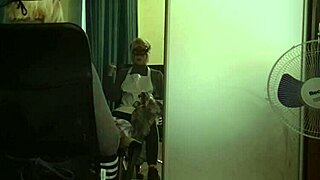 mrs lazinski at czech haircutting salon