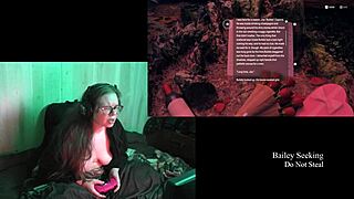 Naked brunette with big natural tits in night springs