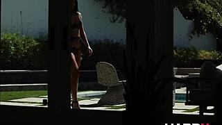 Ella Reese from HardX gets her pussy pounded hardcore in lingerie