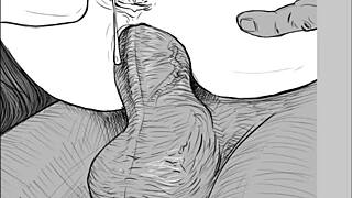 Watch this suggestive FFM threesome drawing unfold