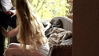 Passionate Smalltitted Teen Feels Intense Love During Anal Spooning With Lover