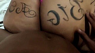 watch fat bbw get cum in big ass from big black cock