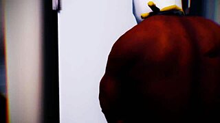 what's the princess knight doing with that monster in the restroom?