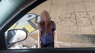 Old man spots skinny college student under bridge and offers cash for unprotected sex